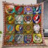 Skull Grateful Dead Steal Your Face Quilt Gift Ideas For Fans