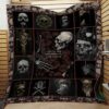 Skull Life Is The Whisper Of The Death Perfect Gifts For Skull Lover Quilt Gift For Family On Christmas Black Friday Cyber Monday