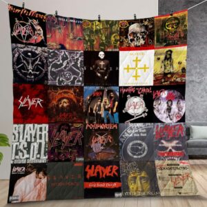 Slayer Album Covers Quilt Gift For Christmas Birthday Halloween