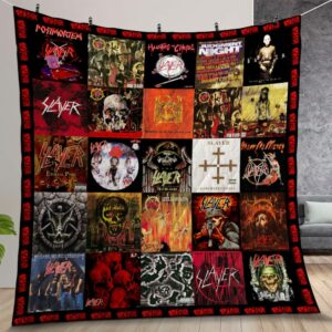Slayer Albums Cover Poster Quilt Gift For Christmas Birthday Thanksgiving Version 3