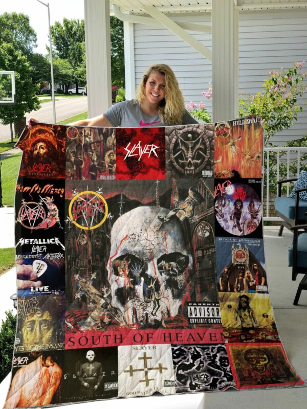 Slayer Albums Quilt Gifts For Birthday Christmas Thanksgiving