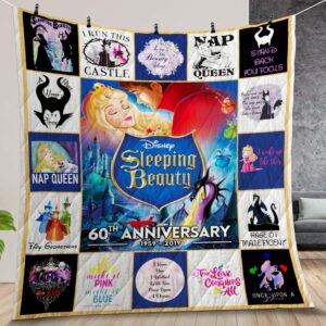 Sleeping Beauty 1959 Quilt Gift For Fans Christmas Black Friday