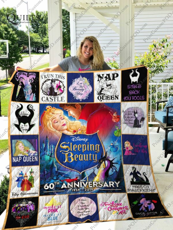Sleeping Beauty 1959 Quilt Gift For Fans Christmas Black Friday Black Friday