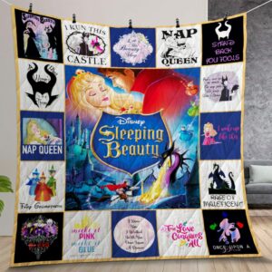 Sleeping Beauty Quilt Gift For Christmas Birthday Halloween