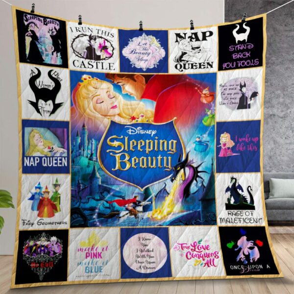 Sleeping Beauty Quilt Gift For Christmas Birthday Halloween