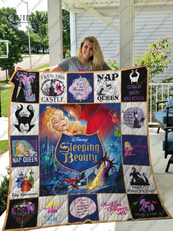Sleeping Beauty Quilt Gift For Family On Christmas Black Friday Cyber Monday