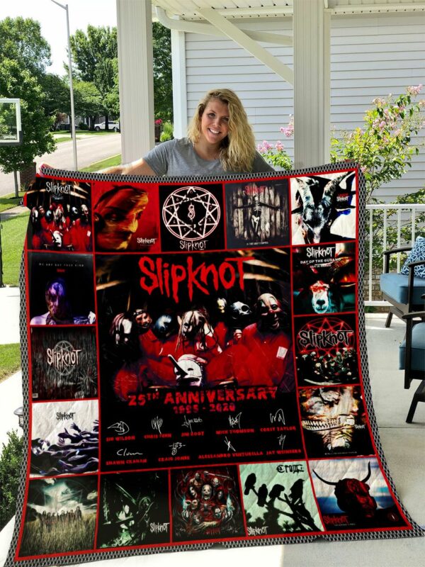 Slipknot Band Quilt For Birthday Christmas