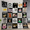 Sloth Dont Hurry Be Happy Quilt Gift For Christmas Birthday Thanksgiving