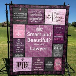 Smart And Beautiful Lawyer Quilt Gift For Fans Christmas Black Friday Black Friday