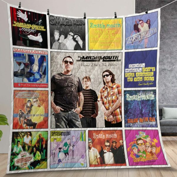 Smash Mouth Quilt Gift For Christmas Birthday Thanksgiving Version 2