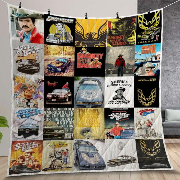 Smokey And The Bandit Quilt Gift For Christmas Birthday Thanksgiving Version 1