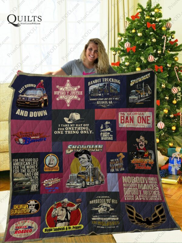 Smokey And The Bandit Quilt Gift For Family On Christmas Black Friday Cyber Monday