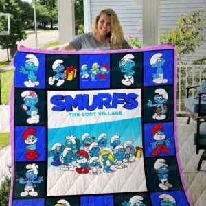 Smurf Quilt Gift For Fans Christmas Black Friday Black Friday