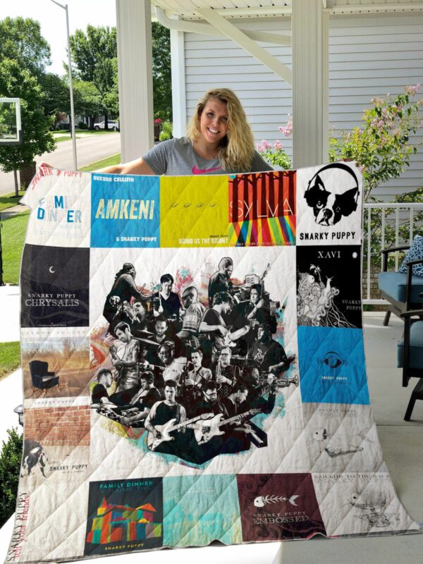 Snarky Puppy Albums Quilt Gift For Family On Christmas Black Friday Cyber Monday