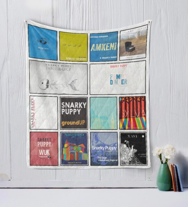 Snarky Puppy Quilt Gift For Christmas Black Friday Thanksgiving