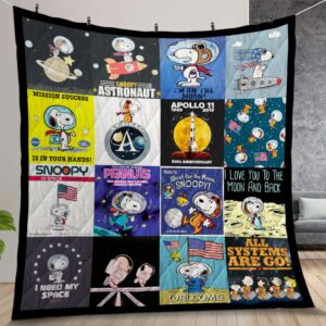 Snoopy Apollo Quilt Gift For Christmas Birthday Thanksgiving