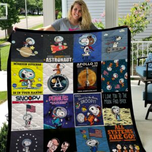 Snoopy Apollo Quilt Gift For Christmas Black Friday Thanksgiving