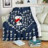 Snoopy Love Quilt Gift For Fans Birthdays
