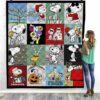 Snoopy Lover Quilt Gift For Christmas Black Friday Thanksgiving