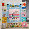 Snoopy Quilt Gift For Christmas Birthday Halloween
