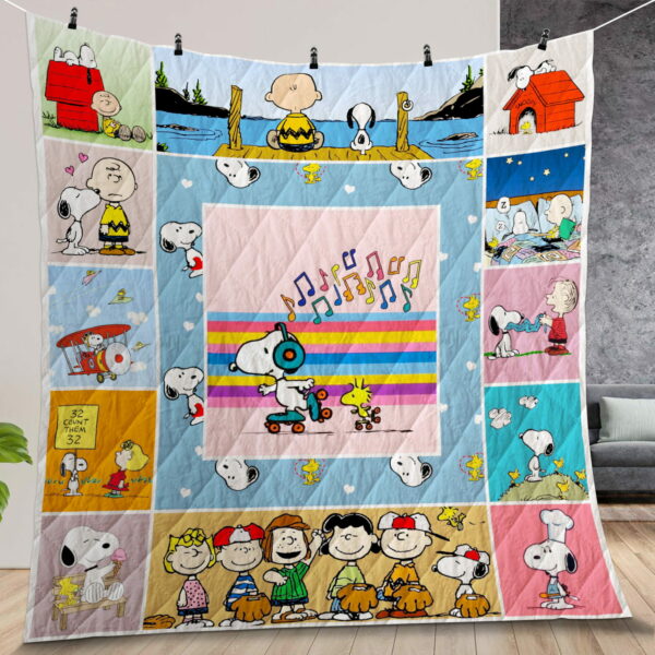 Snoopy Quilt Gift For Family On Christmas Black Friday