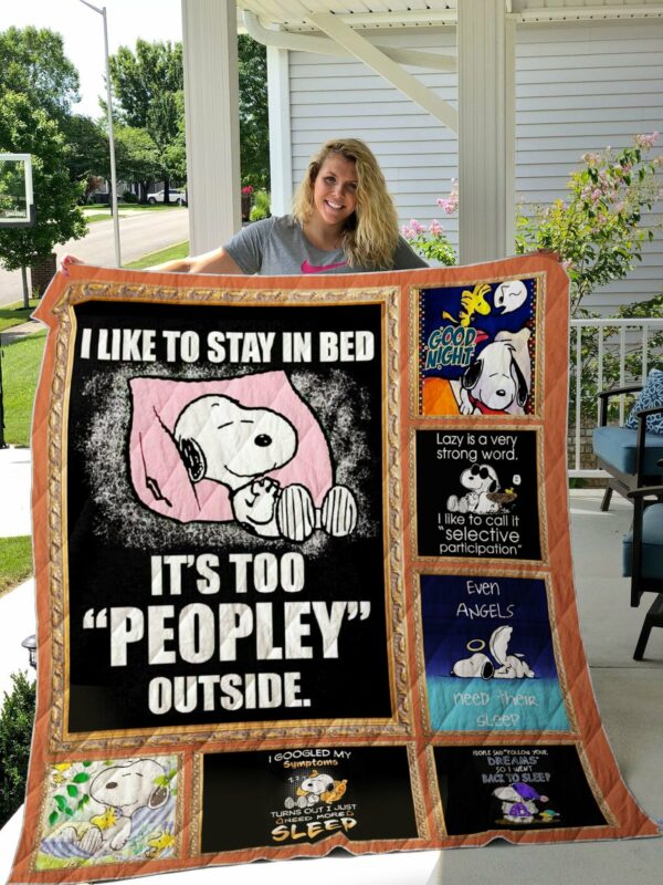Snoopy Quilt Gift For Family On Christmas Black Friday Cyber Monday