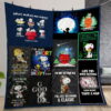 Snoopy Quotes Quilt Gift For Christmas Birthday Thanksgiving