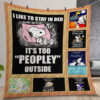 Snoopy Sleeping Quilt Gift For Christmas Birthday Thanksgiving