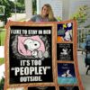 Snoopy Sleeping Quilt Gift Ideas For Fans on Christmas
