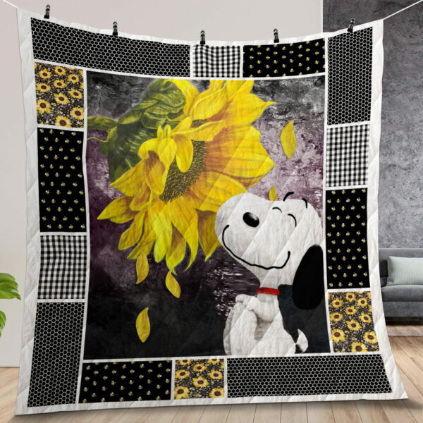 Snoopy You Are My Sunshine Quilt Gift For Fans Christmas Black Friday