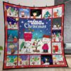 Snoppy and Charlie Brown Christmas Quilt Gift For Christmas Birthday Thanksgiving Gift