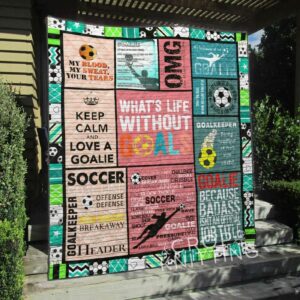 Soccer Quilt Gift For Family On Christmas Black Friday Cyber Monday