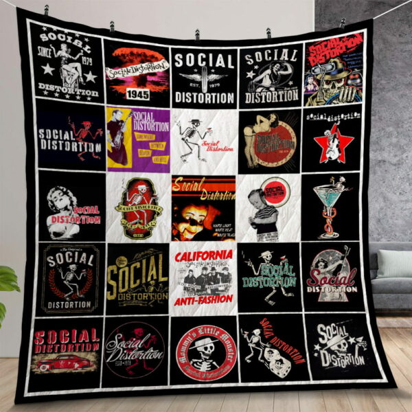 Social Distortion Albums Cover Poster Quilt Gift For Christmas Birthday Thanksgiving Version 2