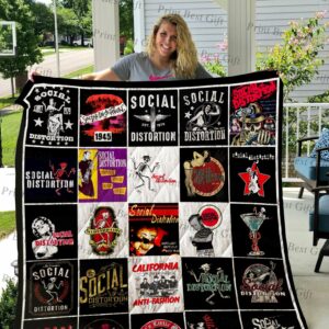 Social Distortion Albums Cover Poster Quilt Gift Ideas For Fans on Christmas