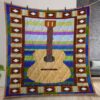 Solo Guitar Quilt Gift For Christmas Birthday Thanksgiving