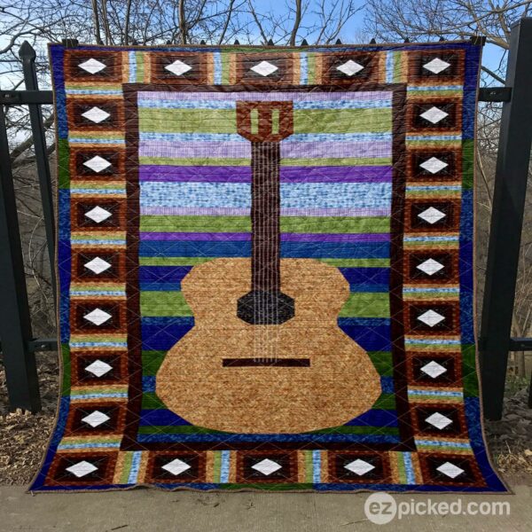 Solo Guitar Quilt Gift For Family On Christmas Black Friday Cyber Monday