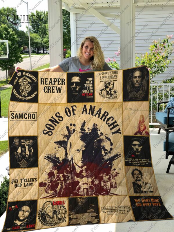 Sons Of Anarchy Quilt Gift For Christmas Black Friday Thanksgiving