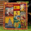 Spain Quilt Gift For Fans Christmas Black Friday Black Friday