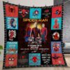 Spider Man Quilt Gift For Christmas Birthday Thanksgiving Version 1