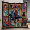Spider Man Quilt Gift For Christmas Birthday Thanksgiving Version 2