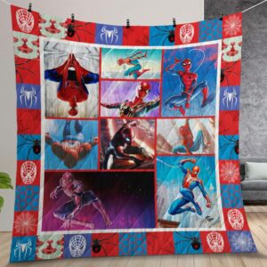 Spiderman 3D Quilt Gift For Christmas Birthday Thanksgiving