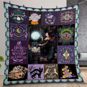 Spirit Of The Witch Make Today Magical Quilt Gift For Christmas Birthday Thanksgiving