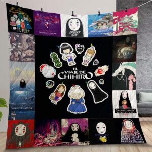 Spirited Away Quilt Gift For Christmas Birthday Thanksgiving Version 2