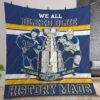St Louis Blues History Made Quilt Gift For Christmas Birthday Thanksgiving