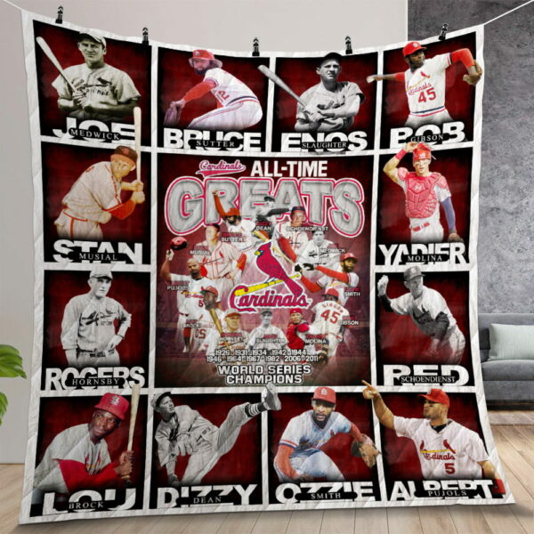 St Louis Cardinals Quilt Gift For Christmas Birthday Thanksgiving Version 2