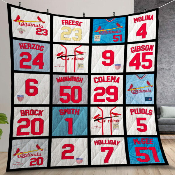 St Louis Cardinals Quilt Gift For Christmas Birthday Thanksgiving Version 3