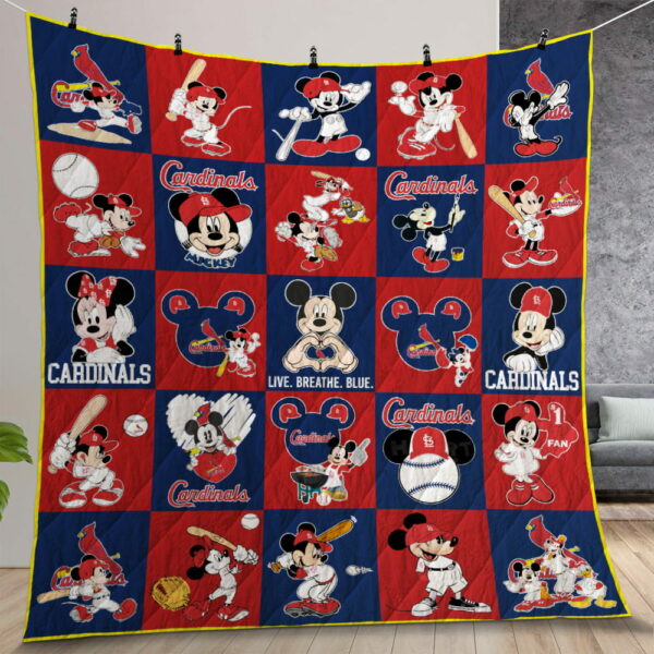 St Louis Cardinals Quilt Gift For Christmas Birthday Thanksgiving Version 4