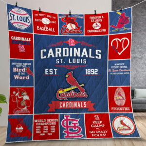 St Louis Cardinals Quilt Gift For Christmas Birthday Thanksgiving Version 5