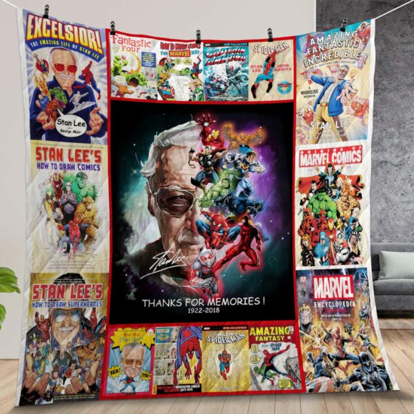 Stan Lee How To Draw Comics Customized Quilt Gift For Family On Christmas Black Friday