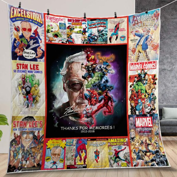 Stan Lee Quilt Gift For Family On Christmas Black Friday